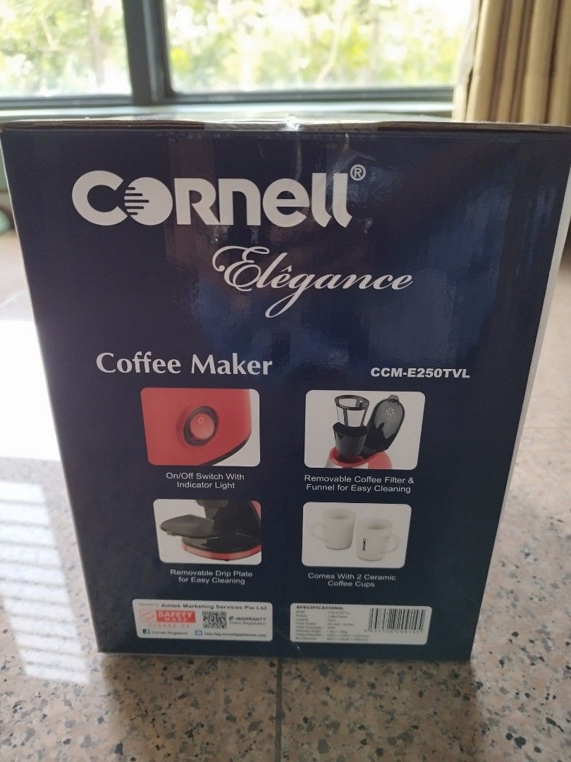 Cornell 2 Cups Coffee Maker CCME250TVL - Amtek Marketing Services