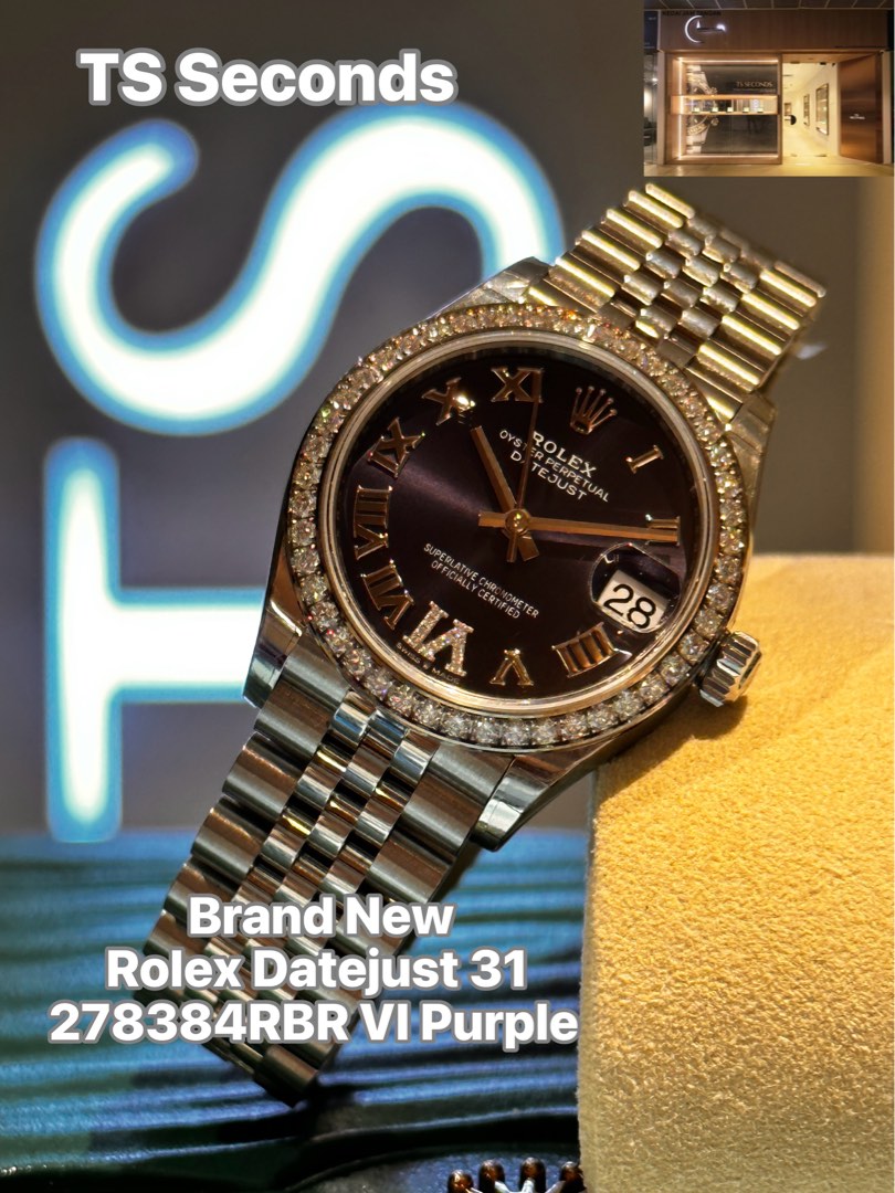 Datejust 31 shop diamond bezel