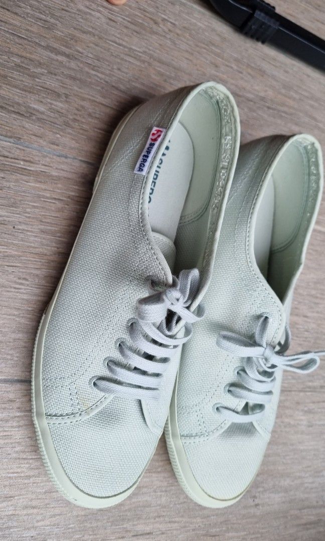 Brand new Superga 2725 nude green iceberg Women s Fashion