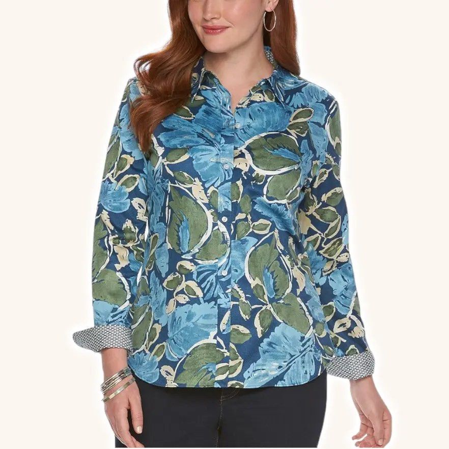 chaps women's tops