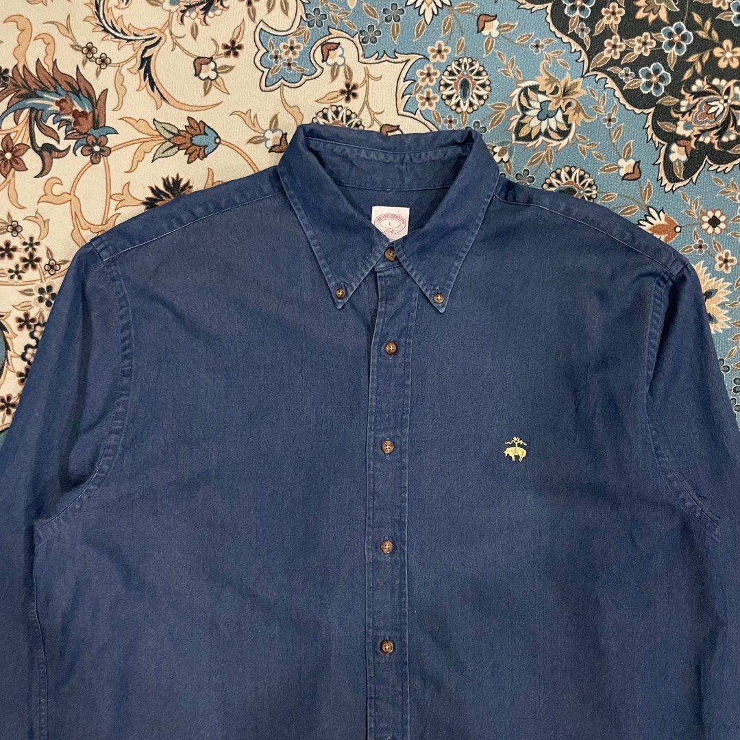 Brooks Brothers Boys Shirt Size Small Blue Chambray Denim Classic Casual  Preppy | Boys shirts, Shirts, Shirt size