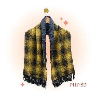 Brown/Yellow Scarfs & Shawls for Men and Women