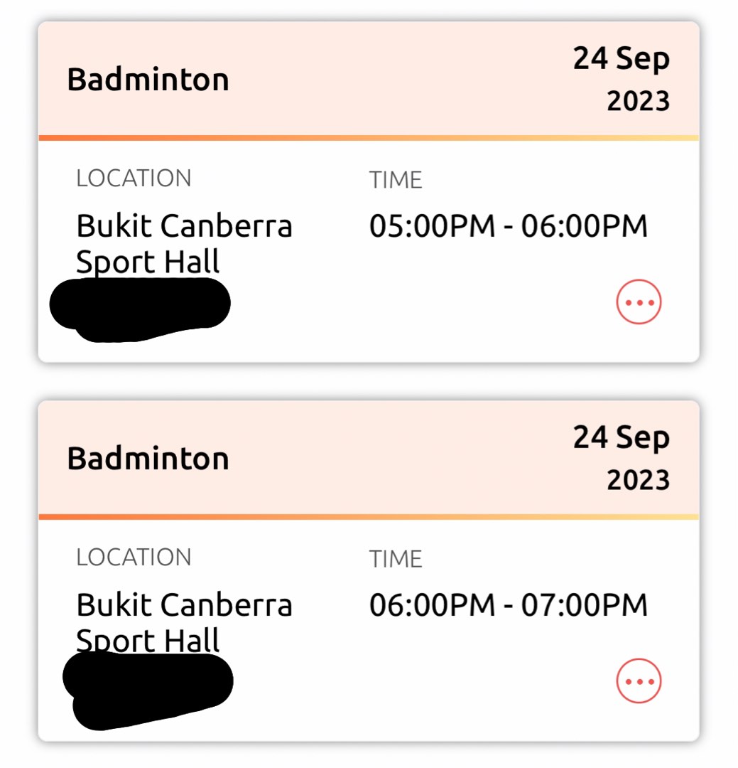 Bukit Canberra Badminton Court, Sports Equipment, Sports & Games