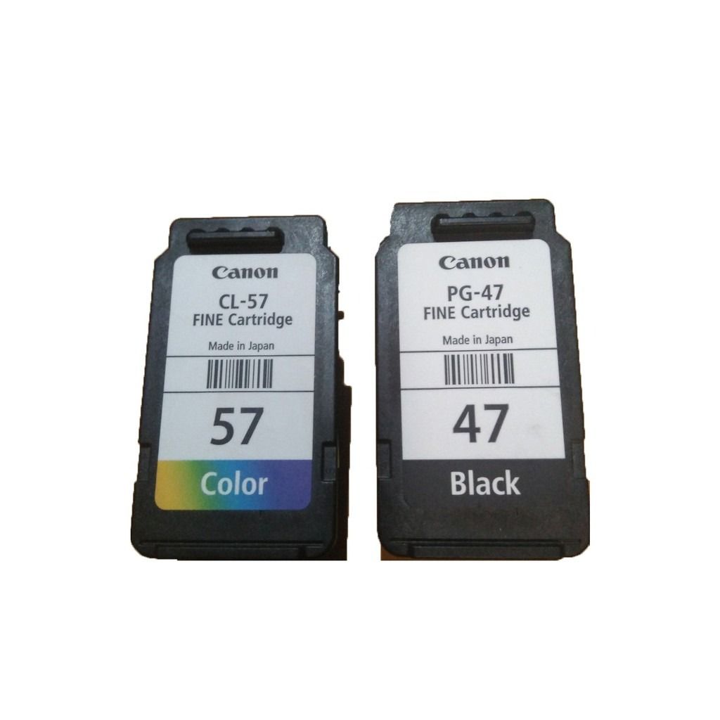Canon 47 & 57 Black & Tri-color Ink Cartridge Original & Brand New Set ...