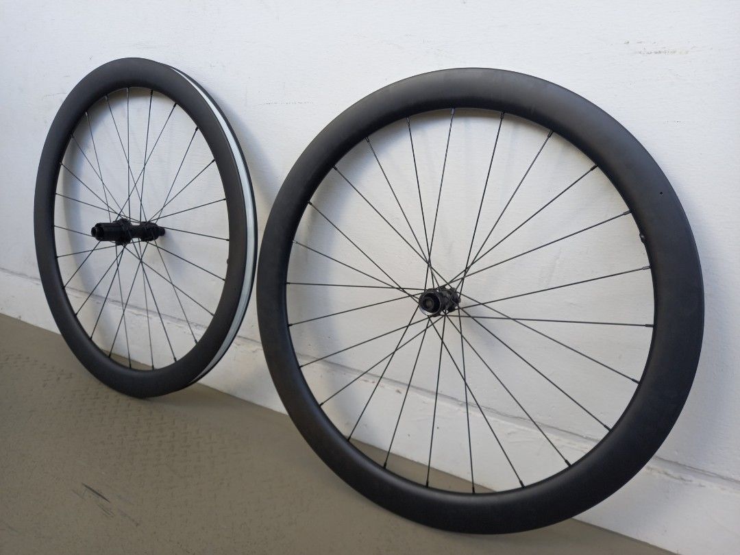 Thru axle hot sale road wheelset