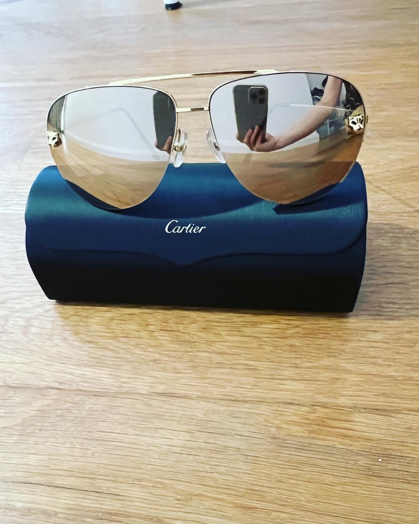 Cartier mirror sunglasses hot sale