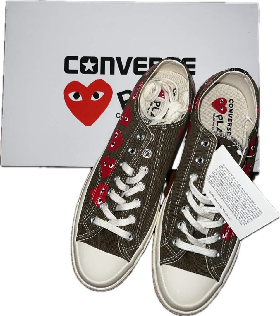 CDG x Converse Luxury Sneakers Footwear on Carousell