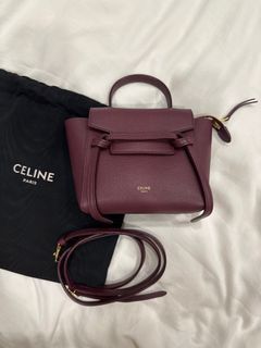 Celine belt nano Red gold, Women's Fashion, Bags & Wallets, Cross-body Bags  on Carousell