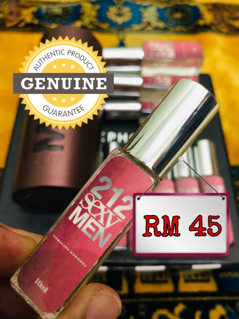 CH 212 SEXY MEN EDT ORIGINAL PERFUME DECANT TRAVEL SPRAY Beauty Personal Care Fragrance Deodorants on Carousell