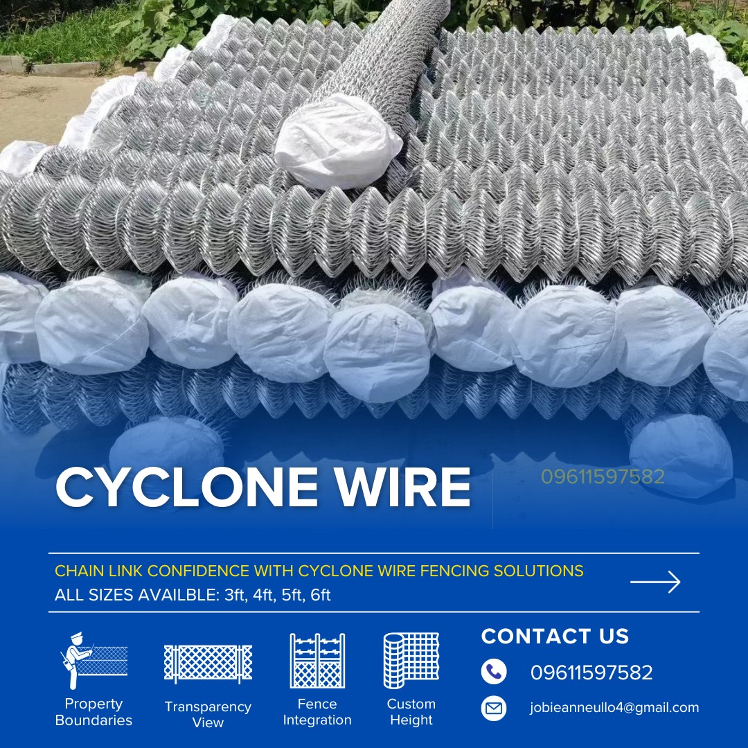 ChainLink Fencing Cyclone Fence Wire Mesh Fencing Diamond Mesh