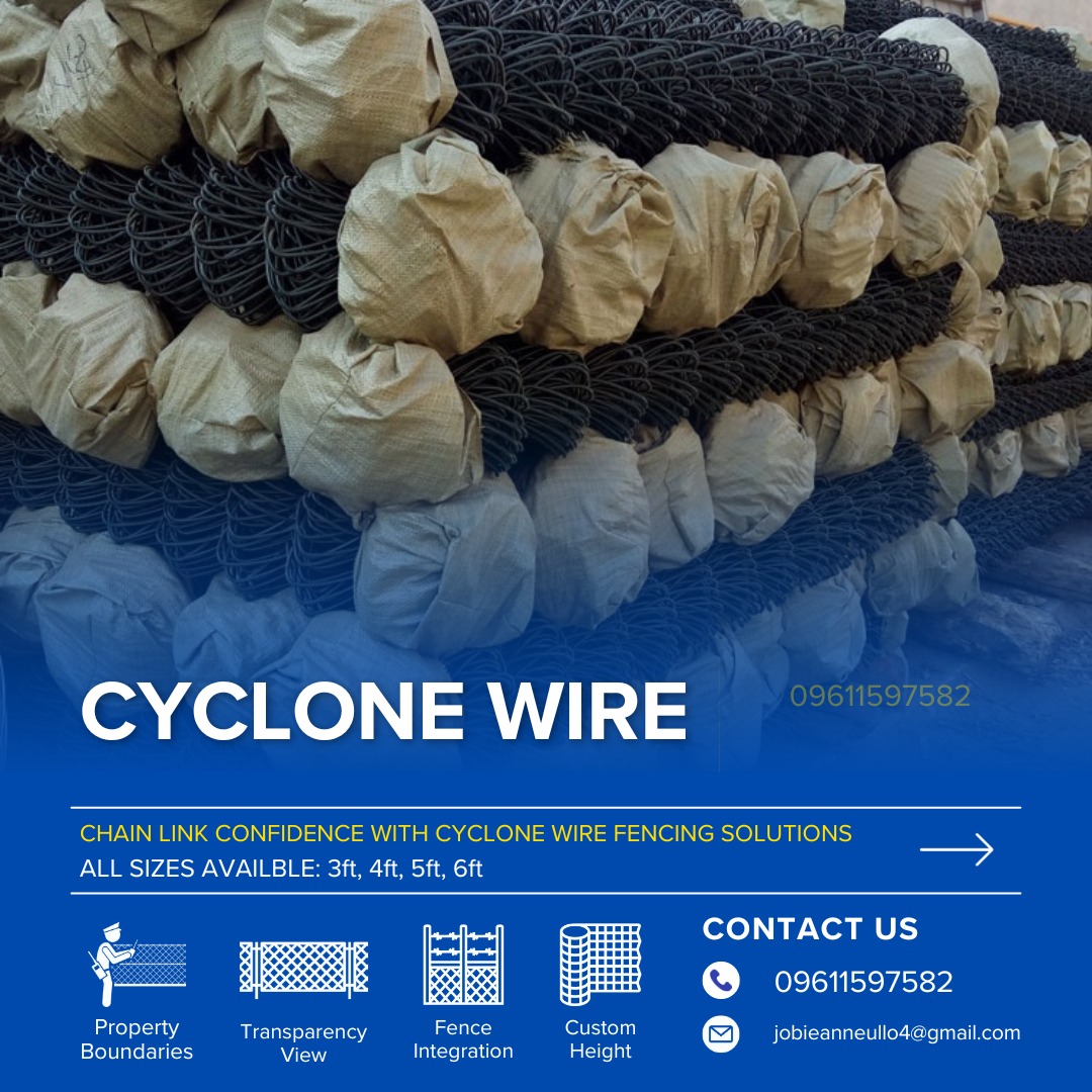 ChainLink Fencing Cyclone Fence Wire Mesh Fencing Diamond Mesh