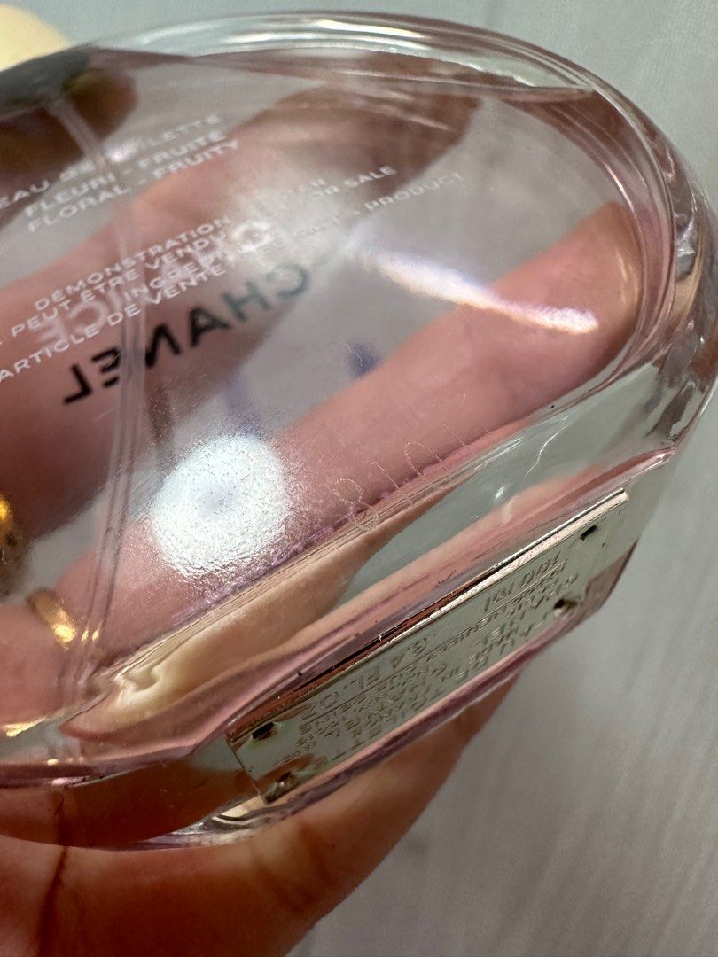 Chanel Chance Tester left 98ml, Beauty & Personal Care, Fragrance ...
