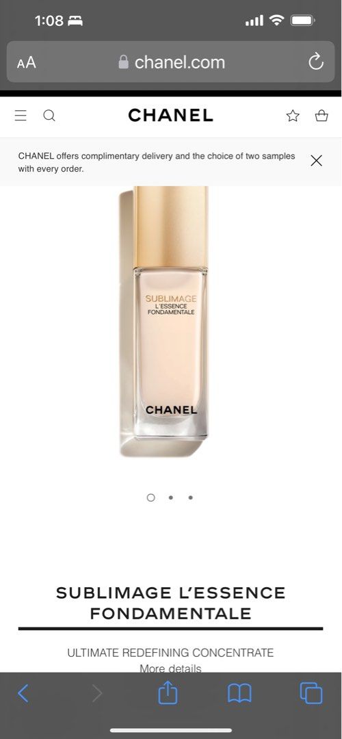 Chanel Sublimage L essence Fondamentale, Beauty & Personal Care, Face, Face  Care on Carousell