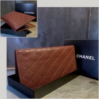 Chanel Vintage Classic Diamond Quilting Long Wallet In Brown 棕色經典菱格紋長銀包