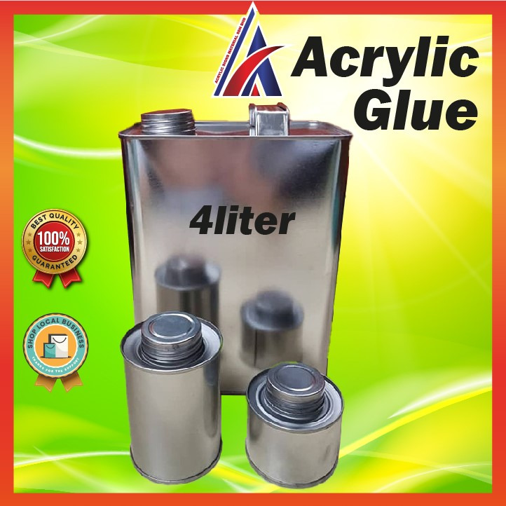 CHLOROFORM 4 Liter (ACRYLIC GLUE/ PLASTIC GLUE / GUM NUMBER PLATE