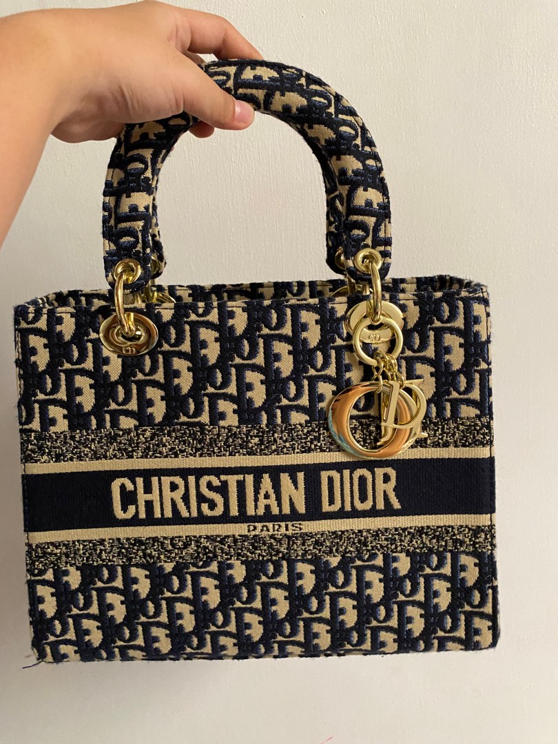 Christian Dior Embroidered Bag with Sling, Luxury, Bags & Wallets on ...