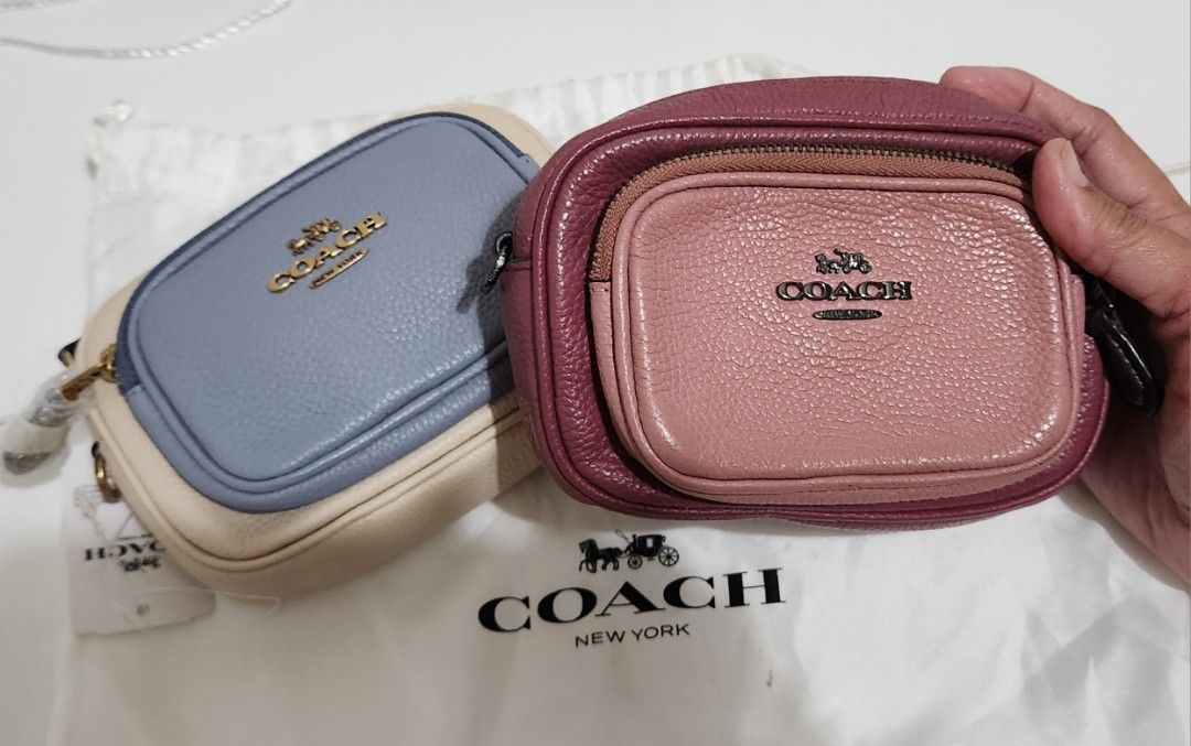 Double zip belt discount bag