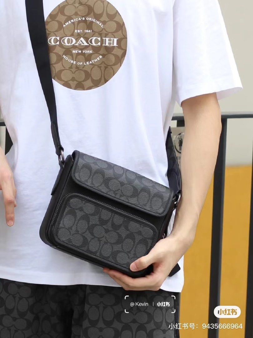 Man bag coach clearance