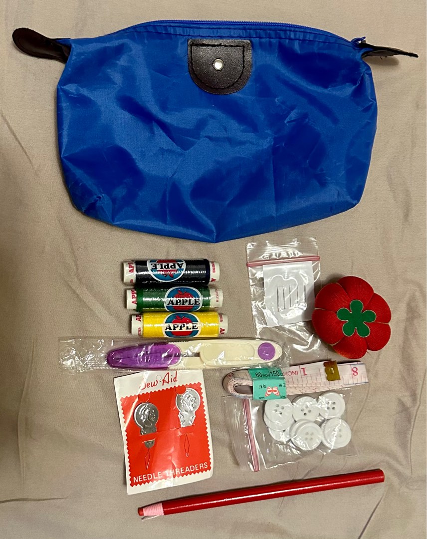 Complete Good Quality Sewing Kit for Grade School pupils, Everything