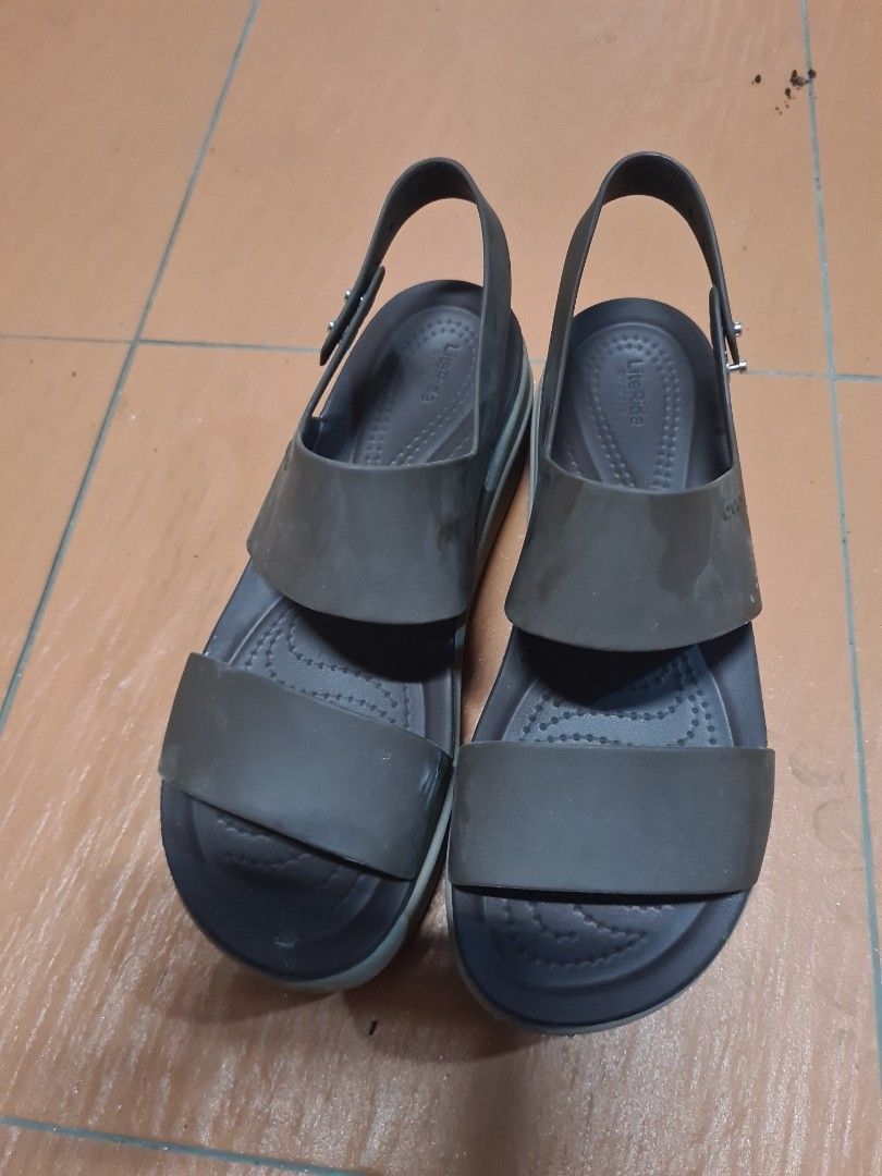 Wedge sales croc sandals