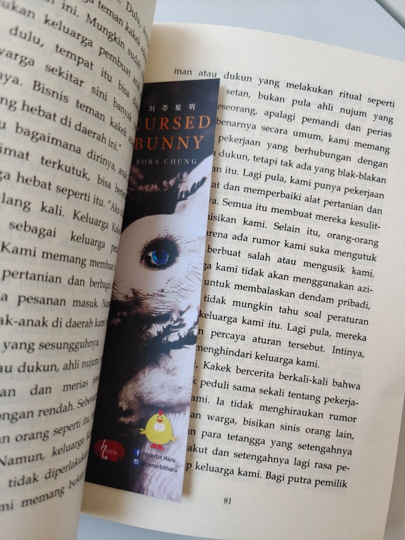 Cursed Bunny Buku Novel Bora Chung, Buku & Alat Tulis, Buku di Carousell