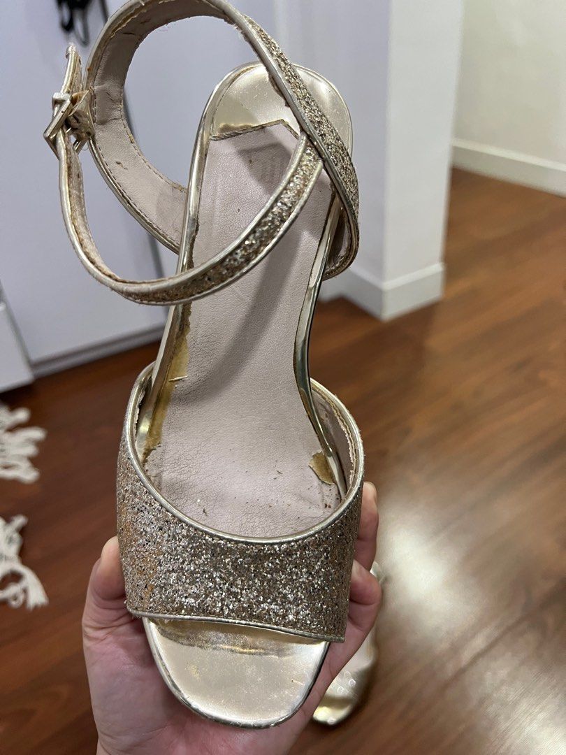 Gold heels store debenhams