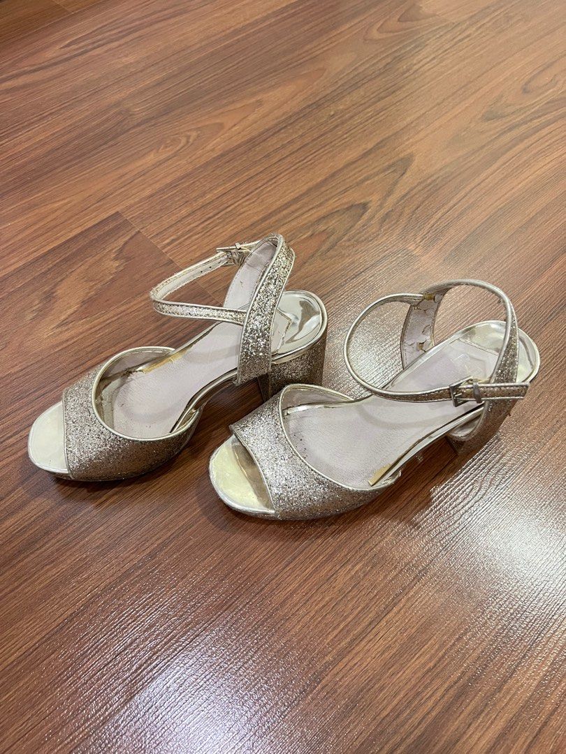 Debenhams gold heels sales