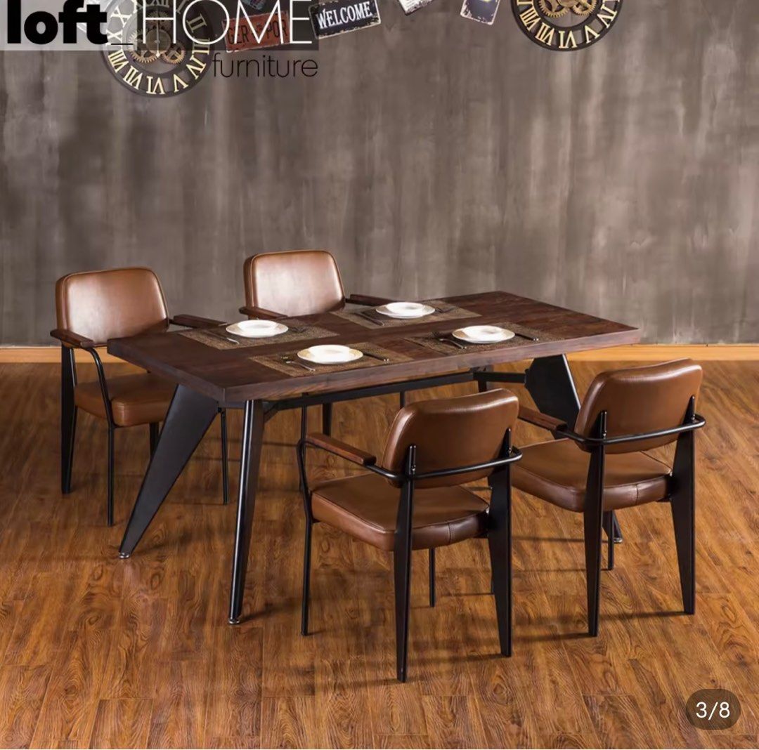 Dinning Table Set (LoftHome), Furniture & Home Living, Furniture