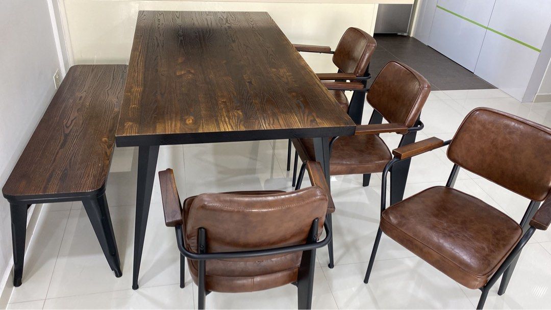 Dinning Table Set (LoftHome), Furniture & Home Living, Furniture