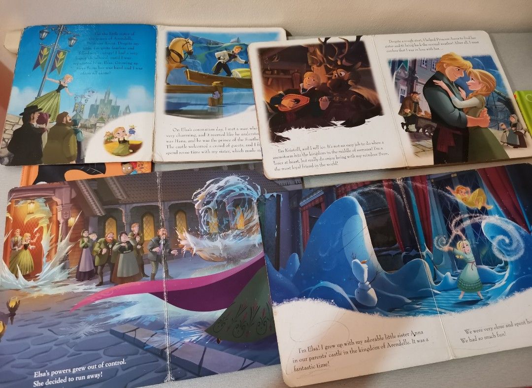 disney-frozen-book-set-2-free-happy-meal-readers-book-hobbies-toys