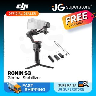 DJI Ronin RS 3 3-Axis Gimbal Stabilizer with OLED Touchscreen 3kg Payload and Bluetooth Control for DSLR Photography and Videography (Combo Pack Available) | JG Superstore