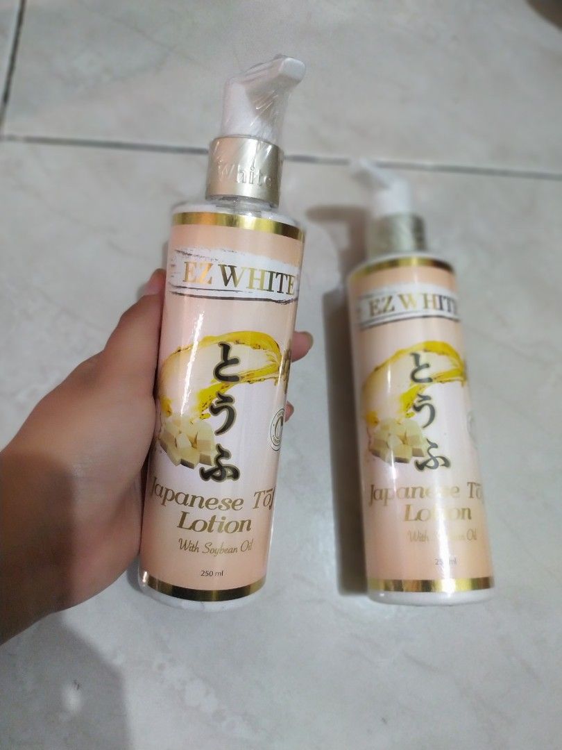 EZ White Japanese Tofu Lotion, Kesehatan & Kecantikan, Kulit, Sabun