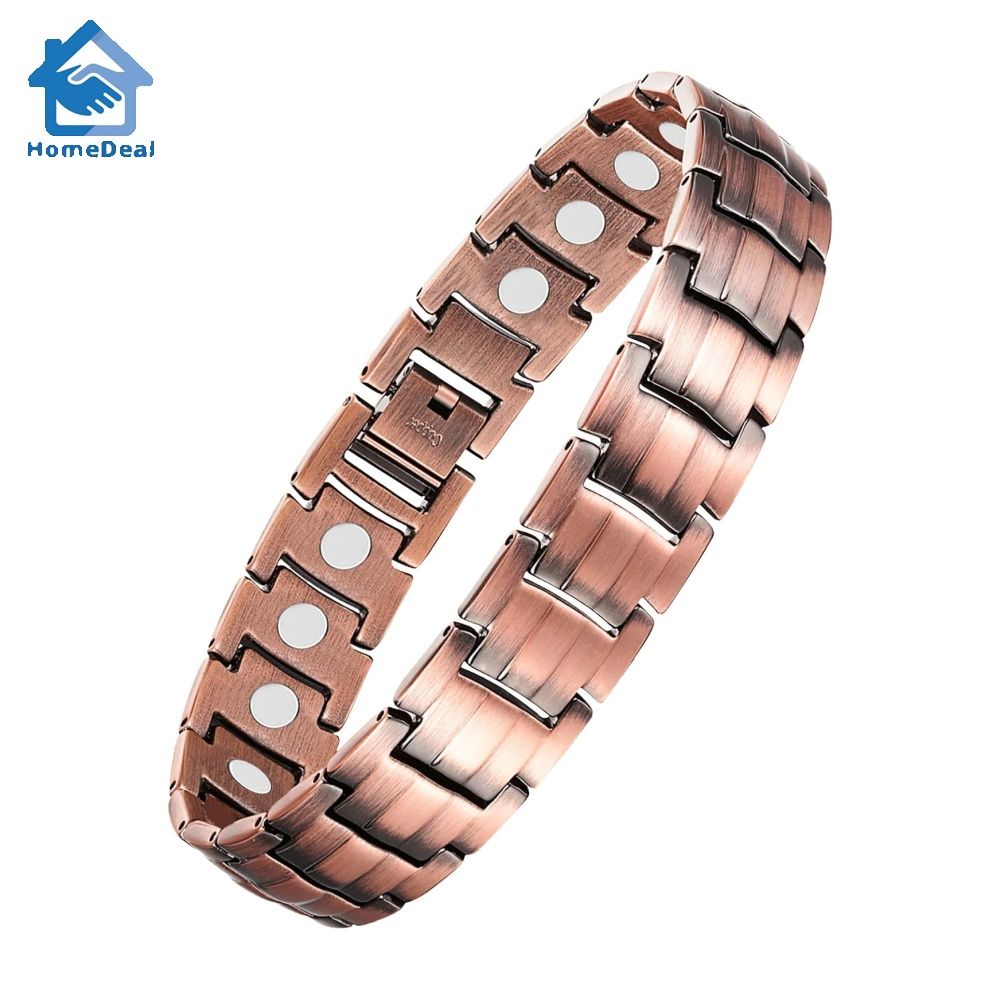 Gold magnetic bracelets for mens 2025