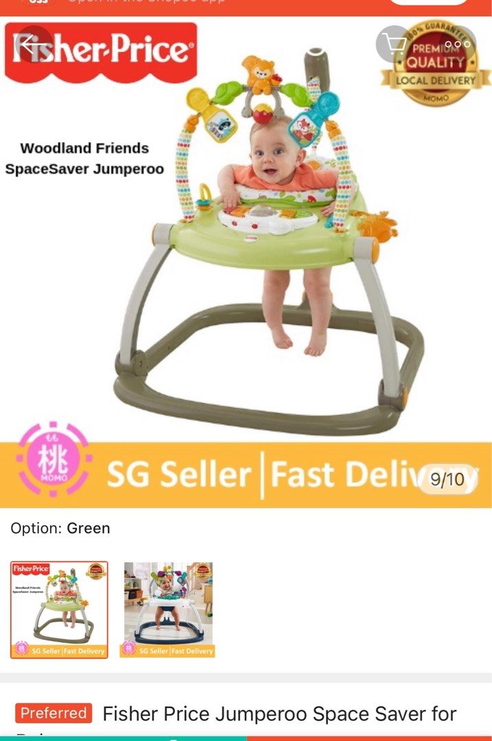 Woodland friends spacesaver jumperoo on sale