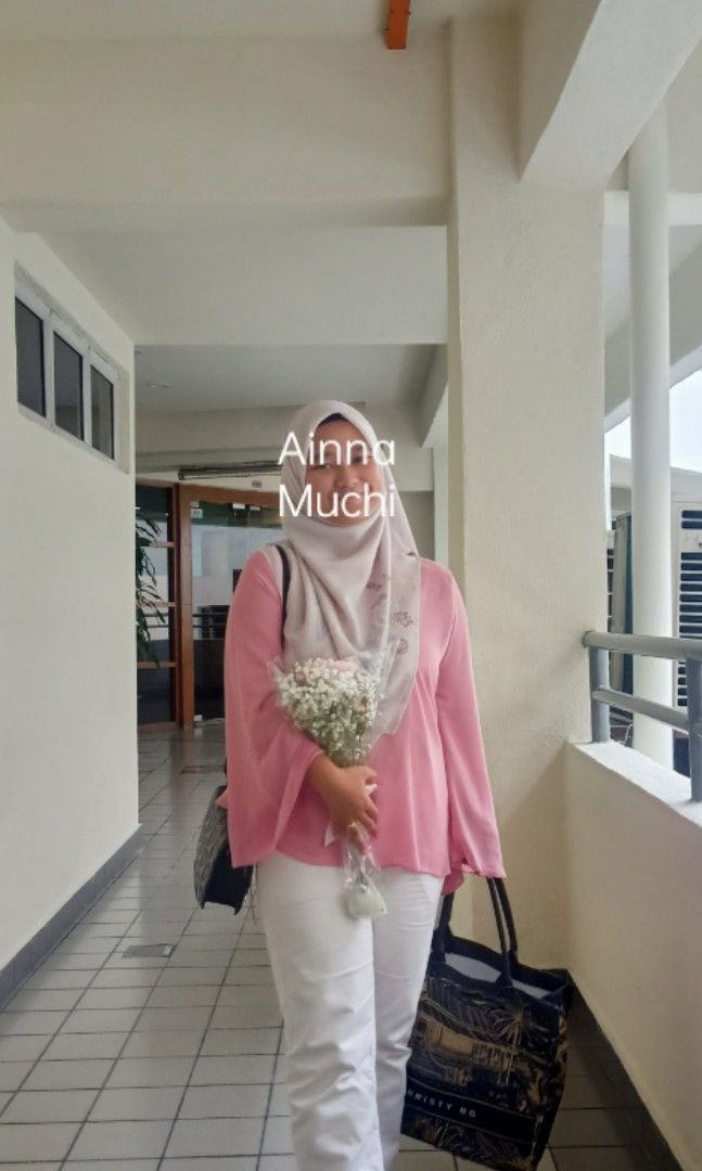 Pink flowy blouse on sale