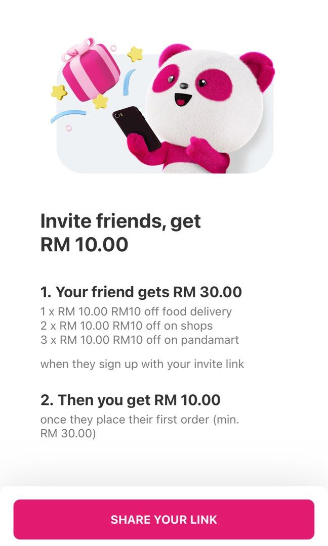 Foodpanda new user code best sale
