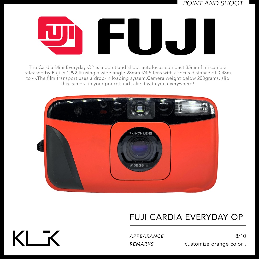 Fuji cardia mini everyday op - フィルムカメラ