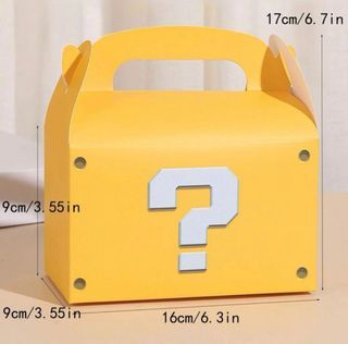 Gift Box Yellow Lunch Mario Portable Wrap