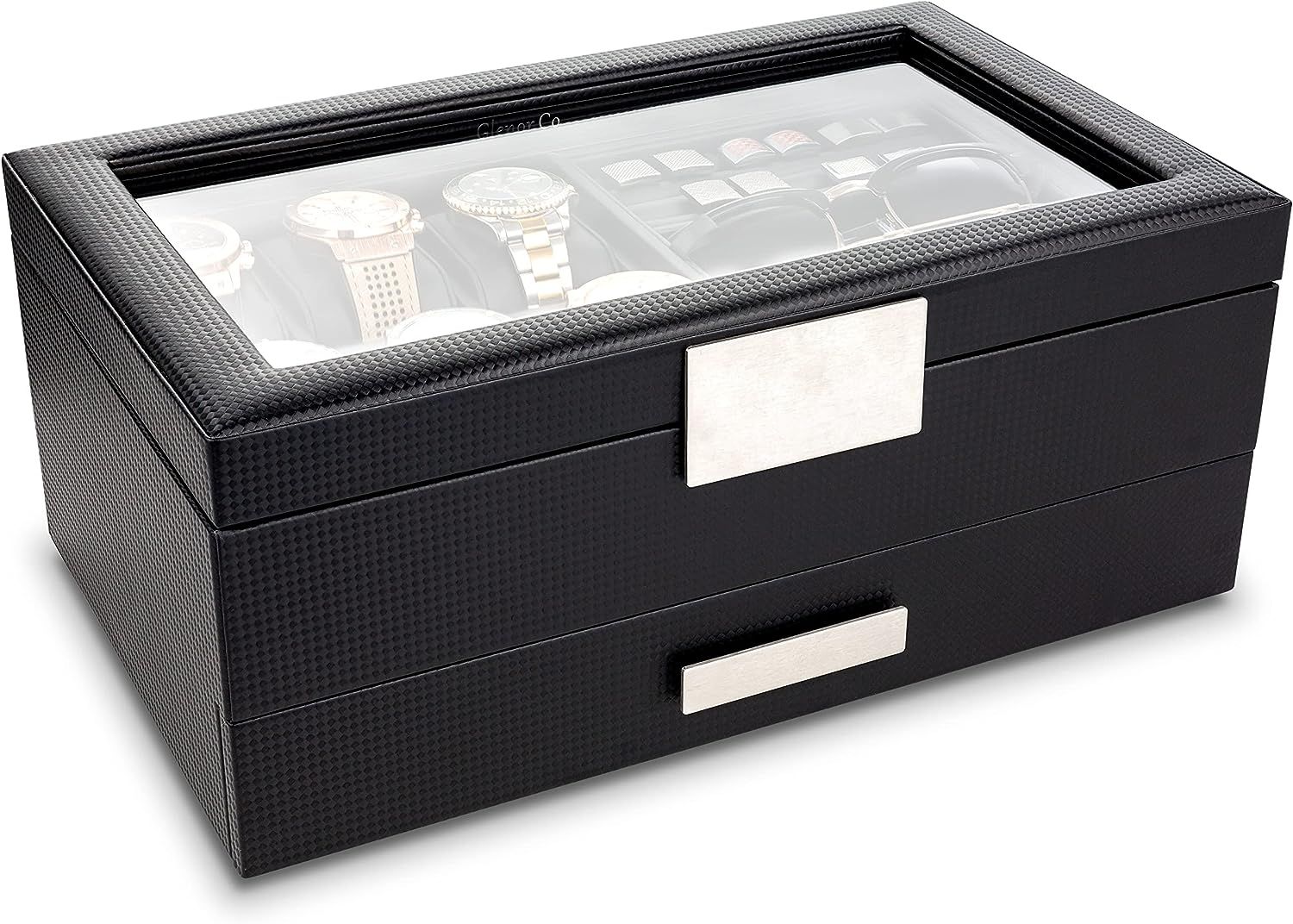 Glenor co watch clearance box with valet drawer
