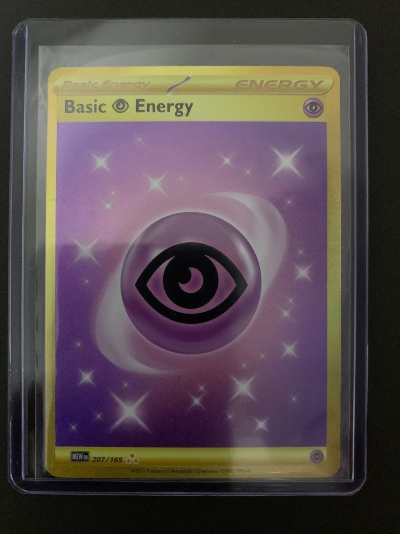 pokemon gold psychic energy card Amazon.com: Pokemon - Psychic Energy - 207/165 main image 1