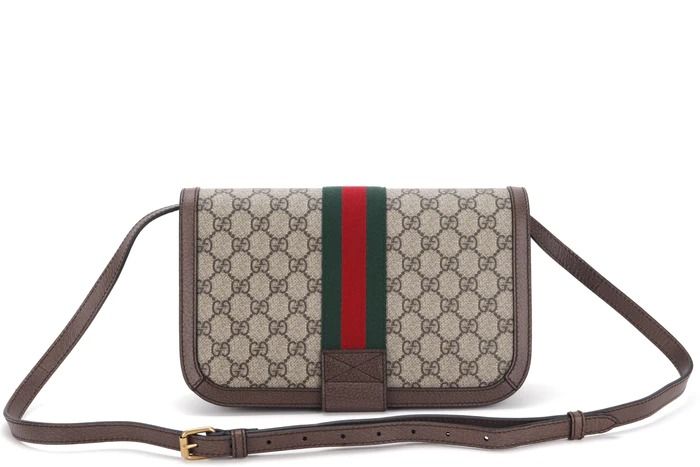 GUCCI 548304 203998 GG OPHIDIA WEB TRIPLE CROSSBODY BAG WITH DUST COVER Luxury Bags Wallets on Carousell