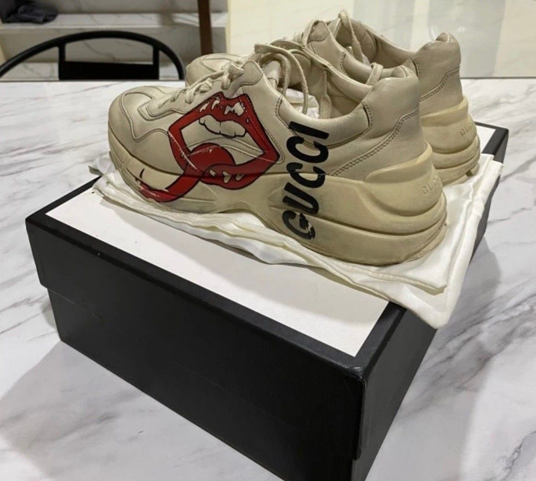 Gucci trainers with lips store