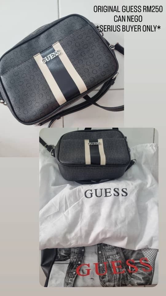 Guess sling sales bag man