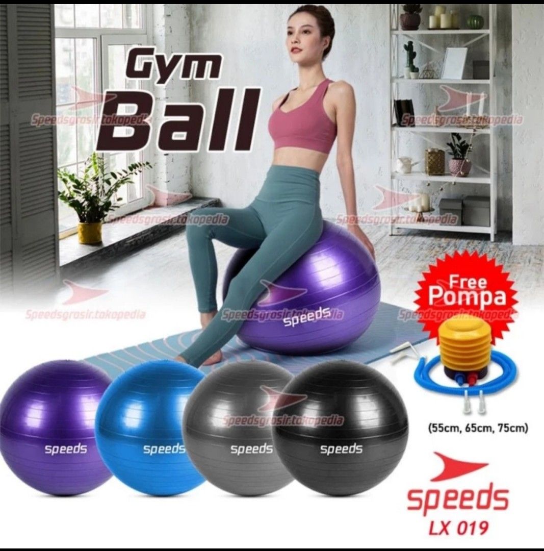 gym ball bola gym fitness olahraga senam aerobic belinya klik