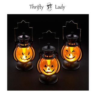 Halloween Party Decoration: Mini Jack-O-Lantern Halloween Lamps (Pumpkin Lamps)