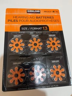Hearing aid batteries. No:13