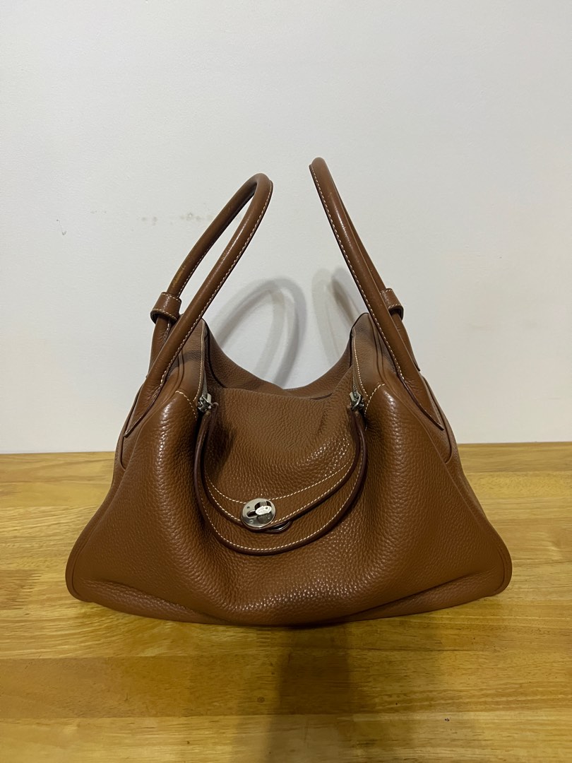 HERMES Lindy 34 Gold Clemence PHW Luxury Bags Wallets on Carousell