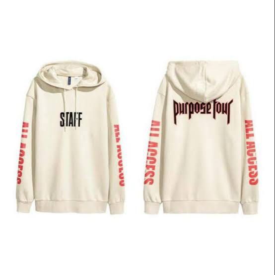 Purpose tour staff hoodie h&m cheap