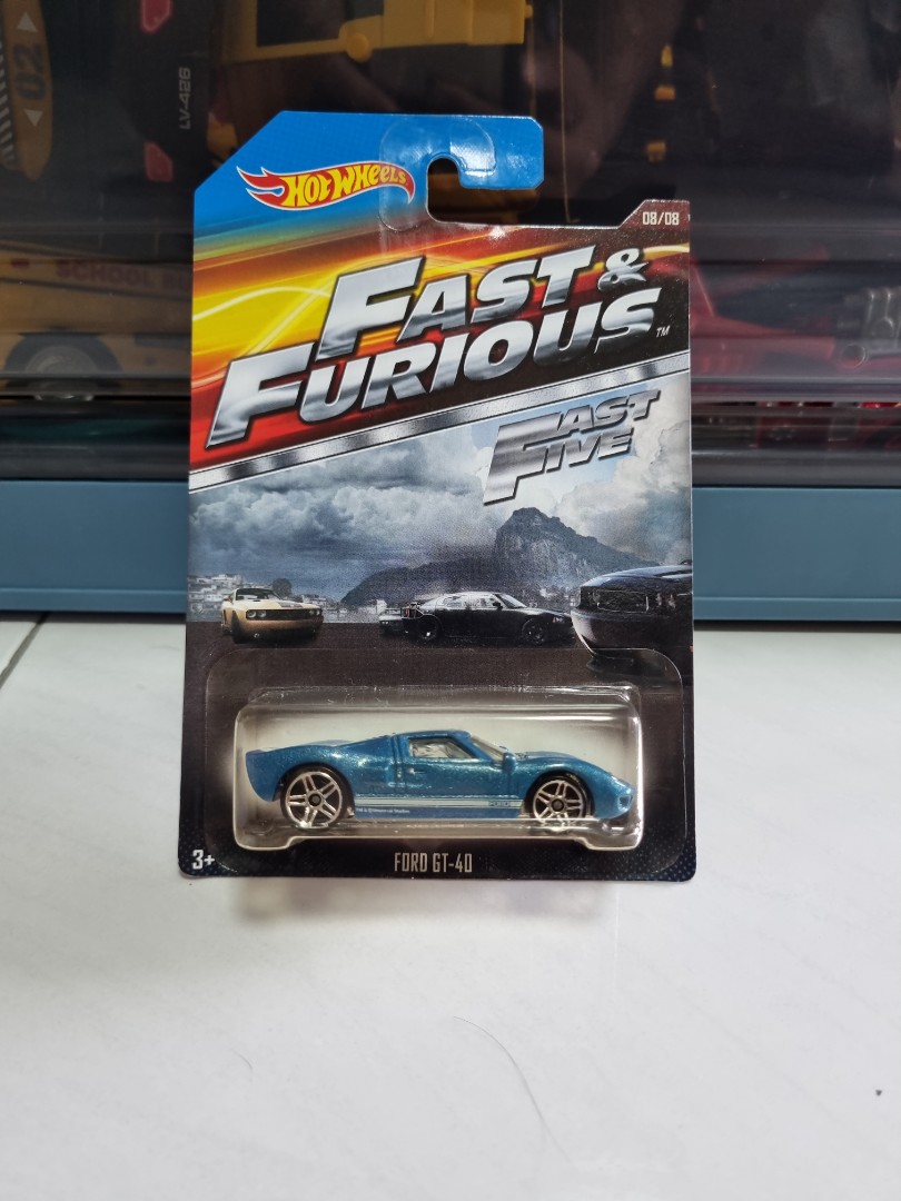 Hot Wheels Fast and Furious Ford GT-40, Hobbies & Toys, Toys & Games on  Carousell