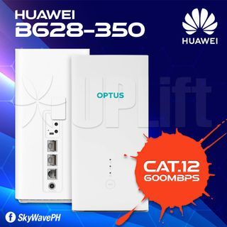 Huawei B628-350 Cat12 4G+ LTE 600Mpbs Openline SIM-Based Wifi Modem Router (Optus)